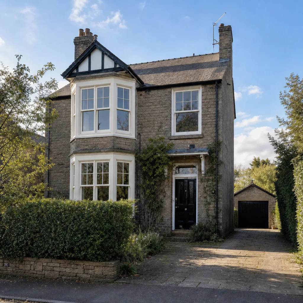 1930s bay-fronted Yorkshire house — flush sash windows upgrade complete