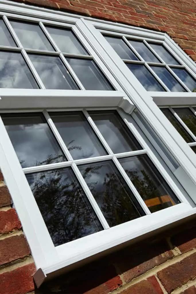 uPVC sliding sash windows on a Yorkshire home